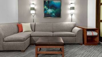 Premium bedding, down comforters, in-room safe, desk