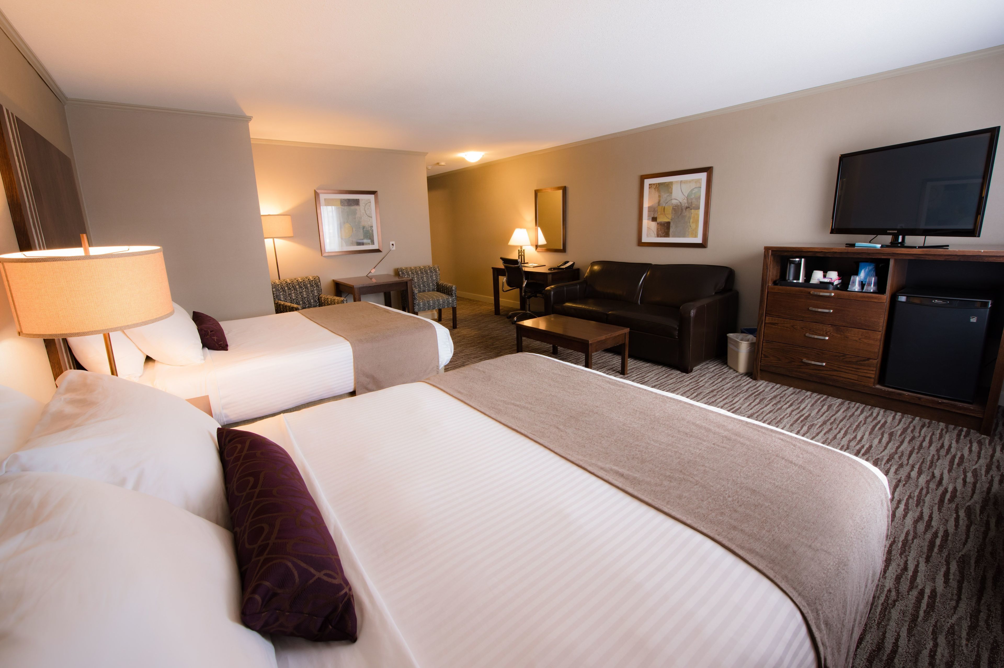 standard room, multiple beds, non smoking, refrigerator (with sofabed) | desk, blackout curtains, iron/ironing board, free wifi