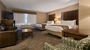 Desk, blackout drapes, iron/ironing board, free WiFi