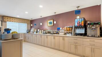 Free daily on-the-go breakfast