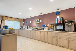 Free daily on-the-go breakfast