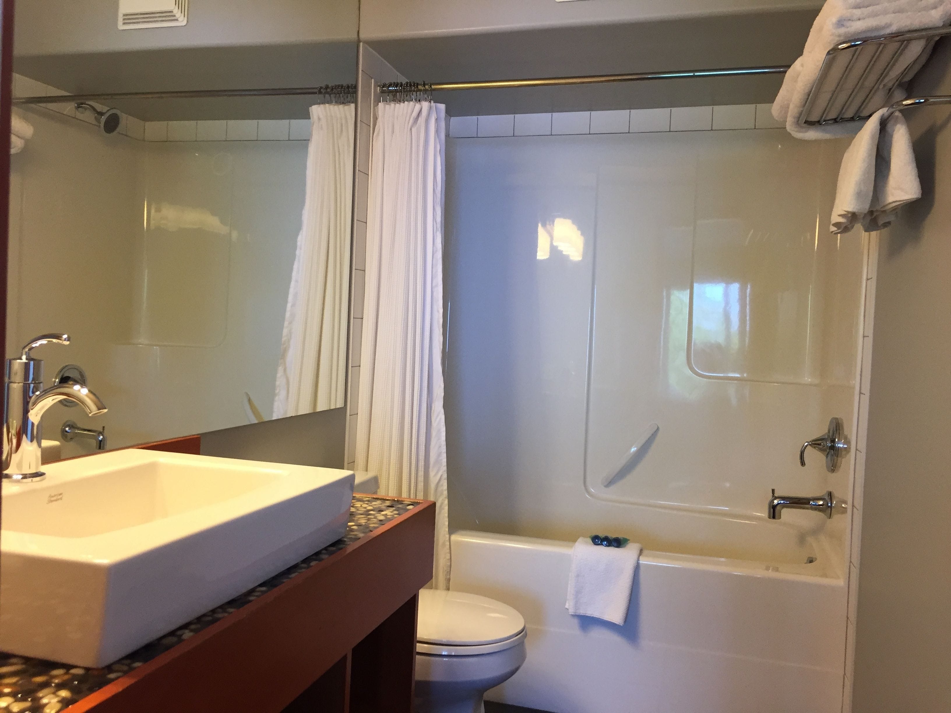 suite, 1 bedroom, ocean view, beachfront | bathroom | free toiletries, hair dryer, bathrobes, towels
