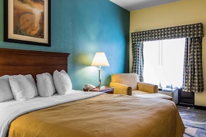 Pillow-top beds, in-room safe, desk, blackout curtains
