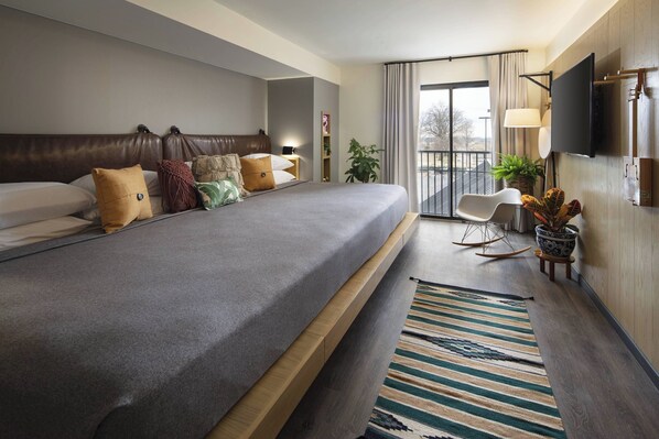 Suite, 1 habitación | Caja de seguridad en la habitación, cortinas blackout y wifi gratis 