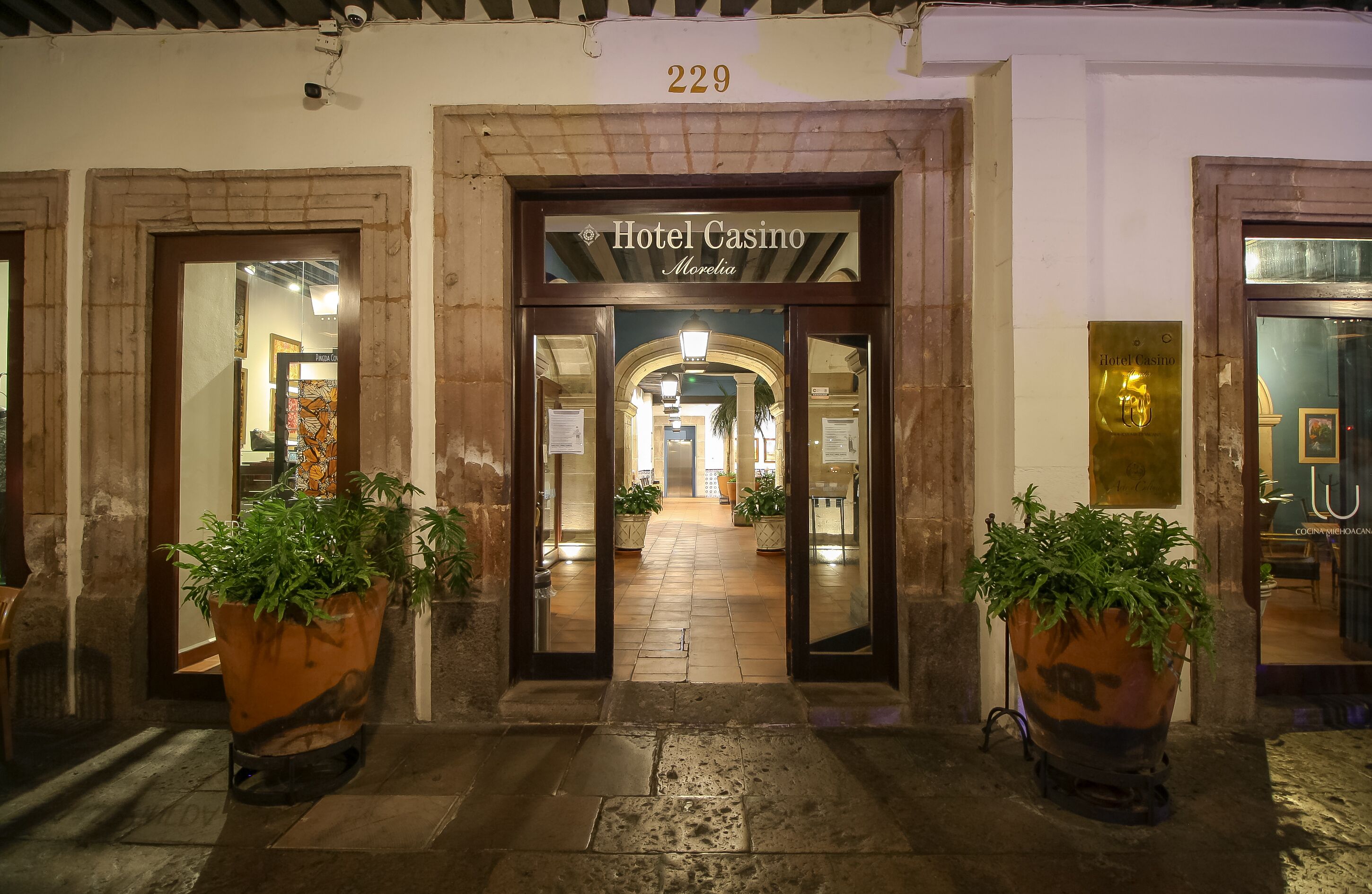 Entrada de la propiedad