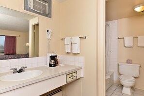 Free toiletries, hair dryer, towels