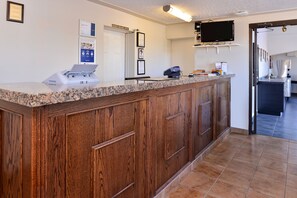 Check-in/check-out kiosk