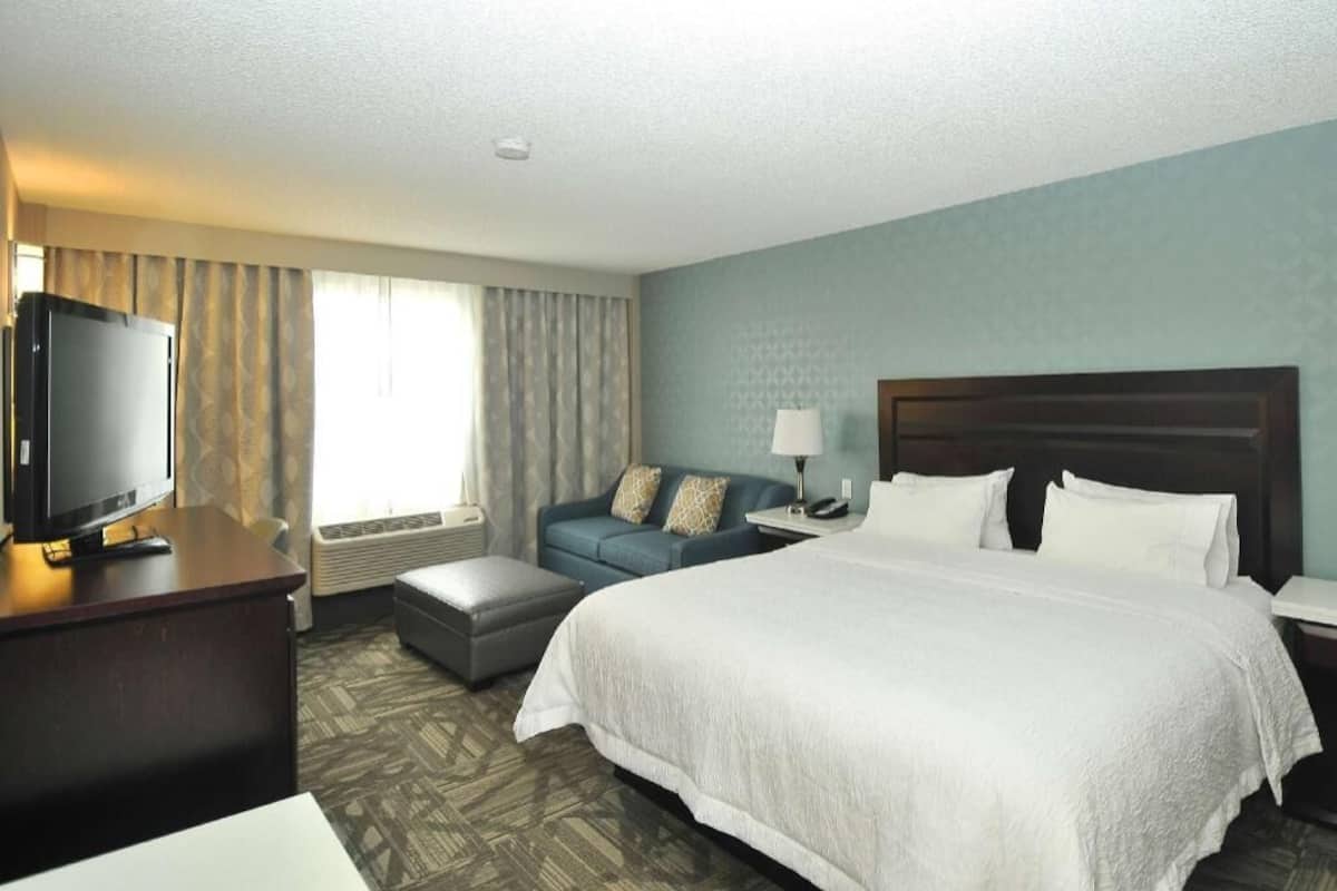 In-room safe, desk, blackout curtains, iron/ironing board