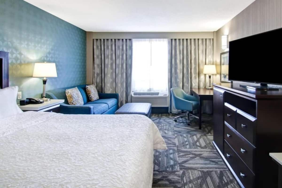 In-room safe, desk, blackout curtains, iron/ironing board