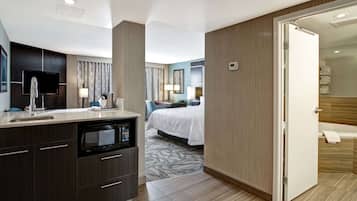 In-room safe, desk, blackout curtains, iron/ironing board