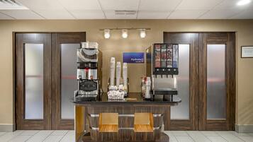 Free daily buffet breakfast