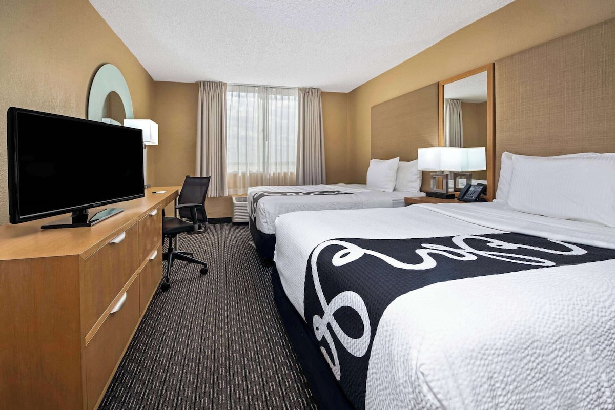 Executive Room, 2 Double Beds, Non Smoking | Premium bedding, desk, iron/ironing board, free WiFi