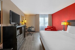 스탠다드룸, 킹사이즈침대 1개, 금연 | 오리/거위털 이불, 책상, 암막 커튼, 방음 설비