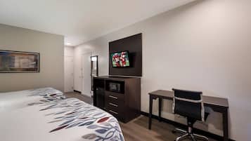 Deluxe Room, 2 Double Beds (Smoke Free) | Desk, laptop workspace, blackout drapes, cribs (free)
