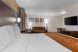 Ropa de cama hipoalergénica, escritorio y cortinas blackout 