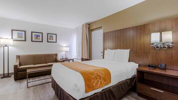 Ropa de cama hipoalergénica, escritorio y cortinas blackout