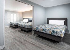 Standard Suite, Multiple Beds, Non Smoking | Desk, blackout drapes, free WiFi, bed sheets - Motel 6 Anaheim, CA - Convention Center (Anaheim)