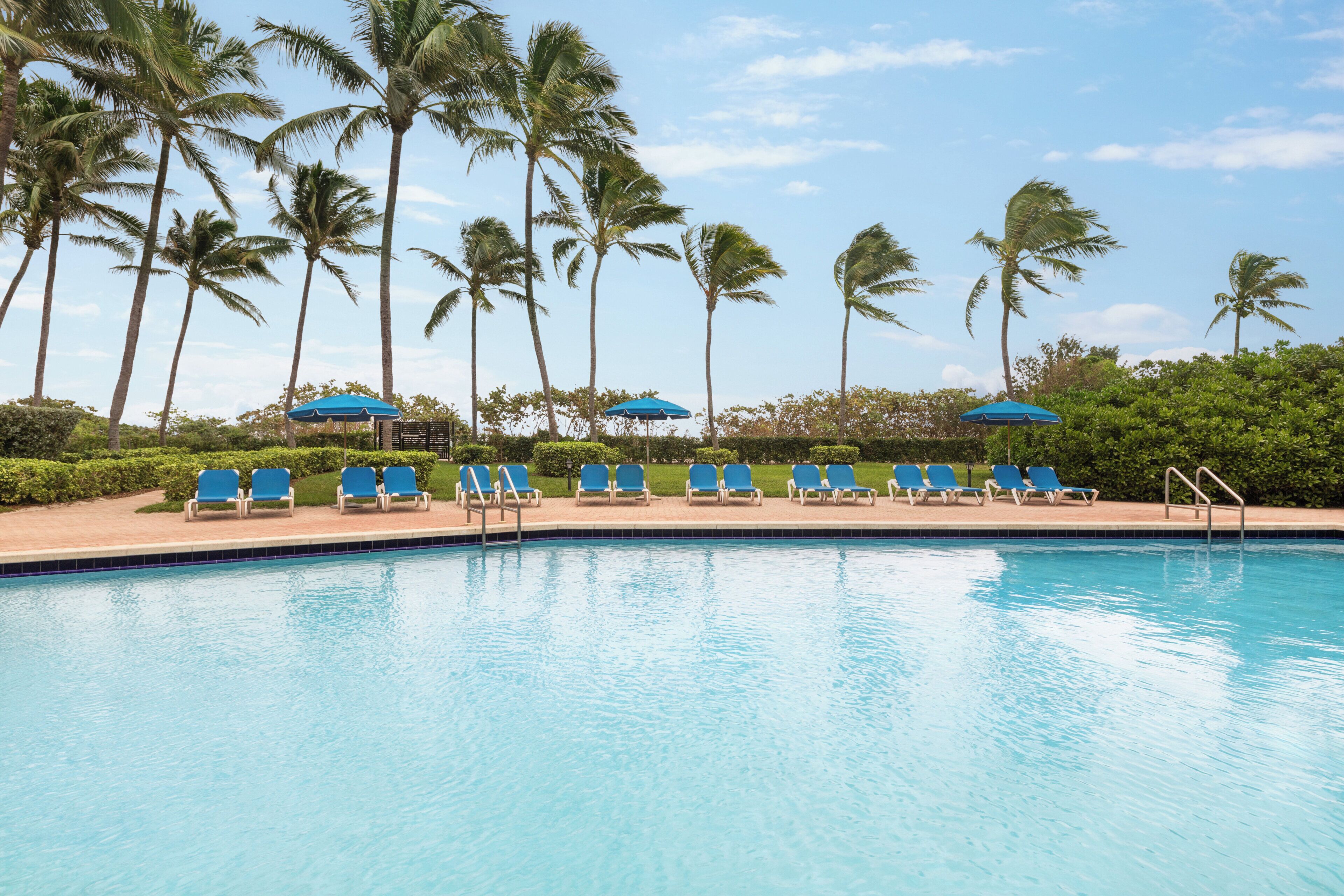 Outdoor pool, open 7:00 AM to 6:00 PM, sun loungers