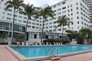 Indoor pool, outdoor pool, open 8 AM to 11 PM, pool cabanas (surcharge)