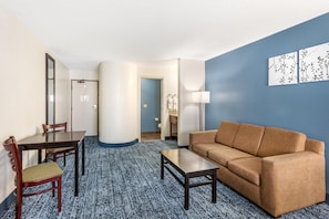 Desk, blackout curtains, iron/ironing board, free cots/infant beds