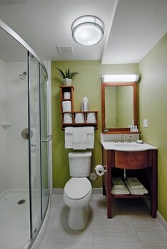 Shower, free toiletries, hair dryer, bathrobes at Claremont Miami Beach