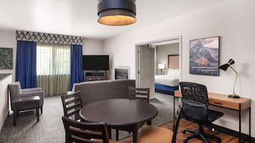 Suite, Multiple Beds, Non Smoking, Fireplace (with Sofabed) | Hypo-allergenic bedding, pillow-top beds, in-room safe, desk