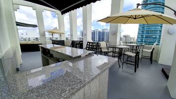 Zona para bodas al aire libre