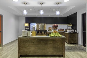 Free daily buffet breakfast
