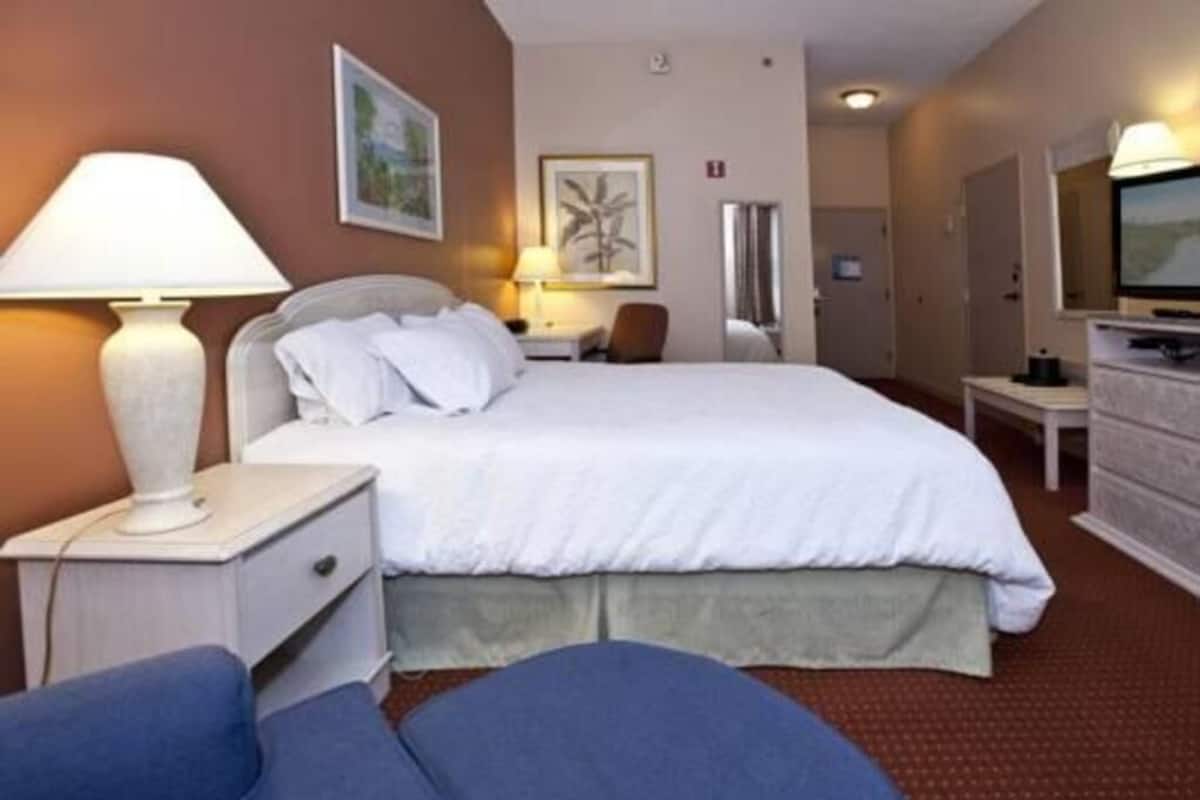 Premium bedding, pillowtop beds, iron/ironing board