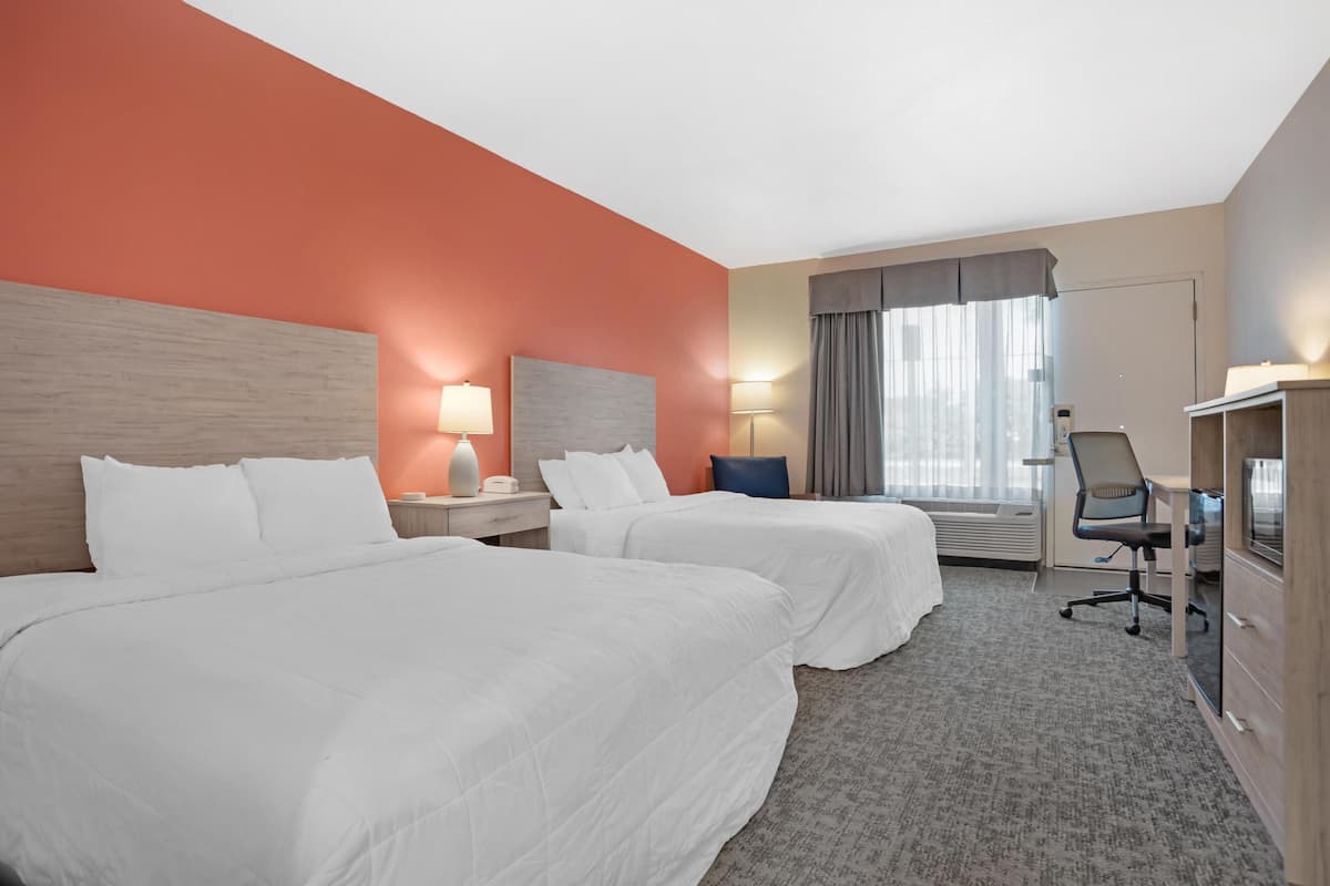 Standard Room, 2 Queen Beds, Accessible, Refrigerator & Microwave
