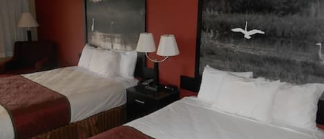 Premium bedding, iron/ironing board, rollaway beds, free WiFi