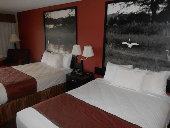 Premium bedding, iron/ironing board, rollaway beds, free WiFi