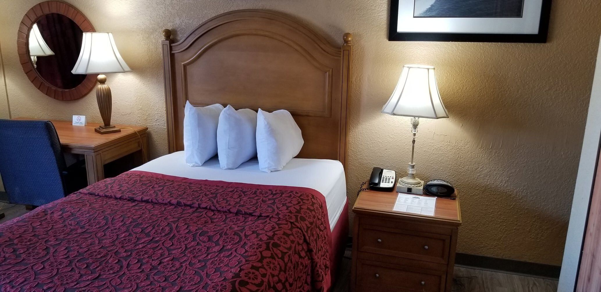 In-room safe, desk, blackout curtains, free cots/infant beds