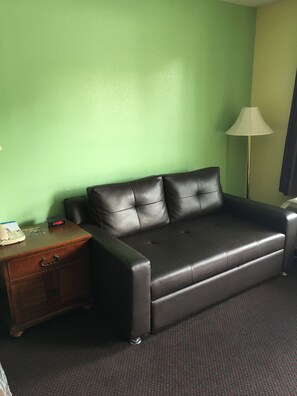 Desk, blackout drapes, iron/ironing board, free cribs/infant beds