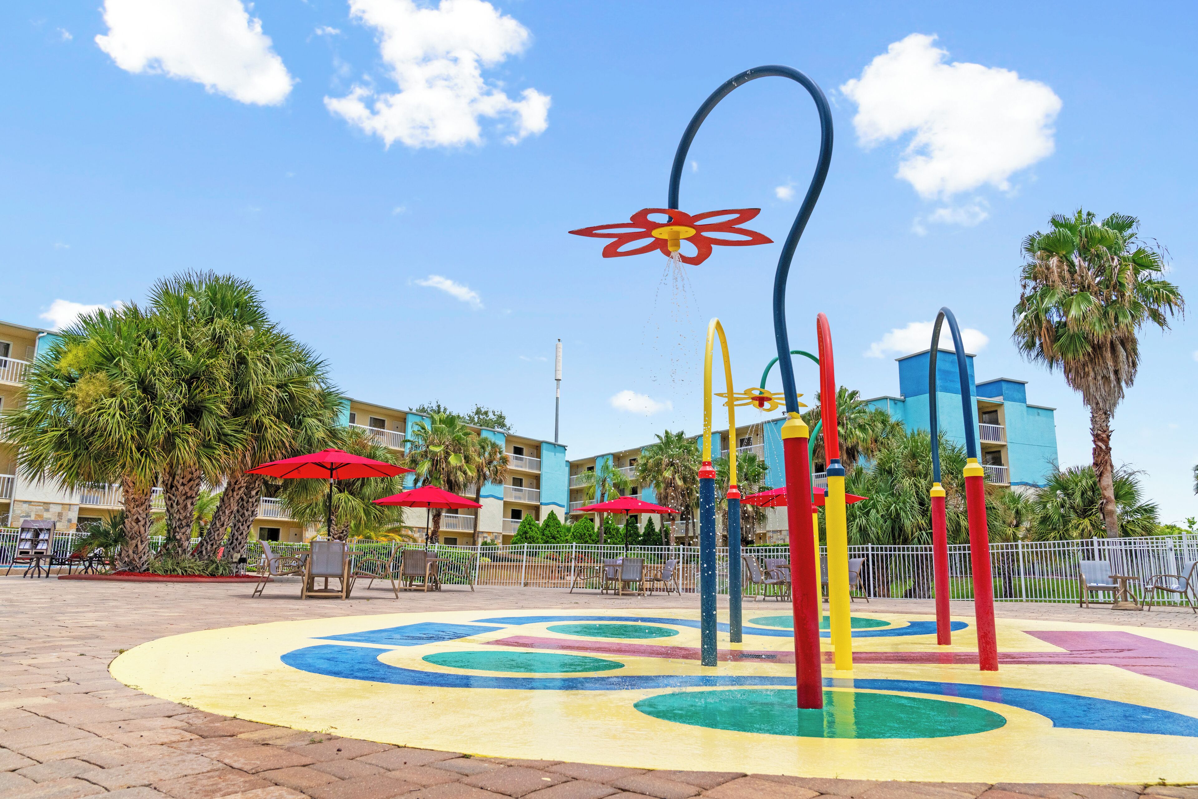 Outdoor pool, open 8:00 AM to 10:00 PM, pool umbrellas, sun loungers