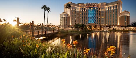 Front of property – evening/night