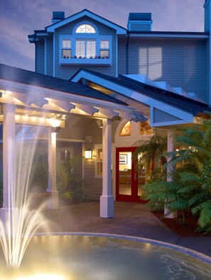 Front of property - evening/night