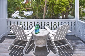 Arch House Garden View Studio w/ Balcony | Balcony view - Island City House Hotel (Key West)