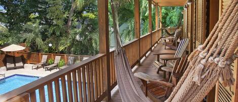 Vue depuis le balcon