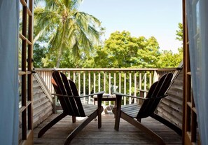 Cigar House Queen Suite w/ Poolside Balcony | Balcony - Island City House Hotel (Key West)