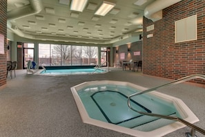 Indoor pool, outdoor pool