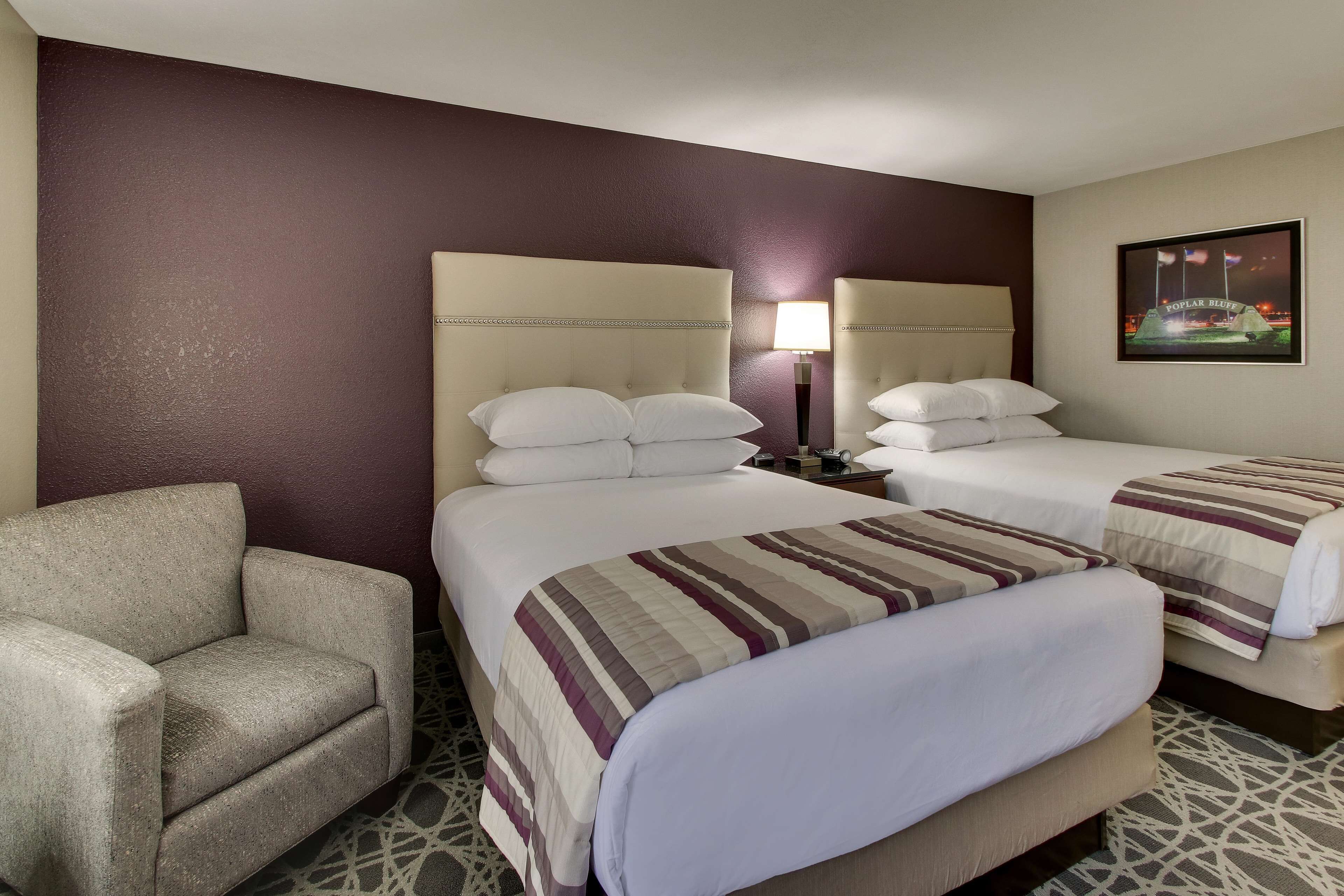 desk, blackout curtains, iron/ironing board, free cots/infant beds