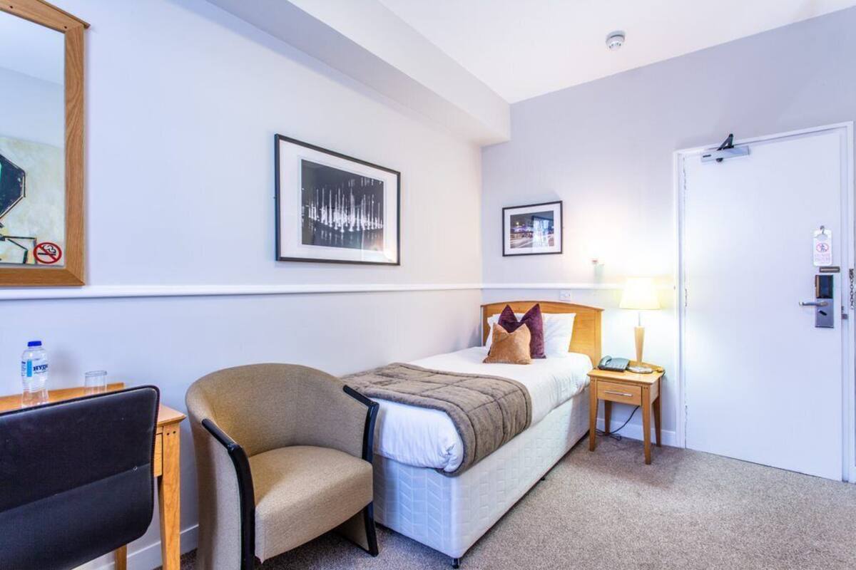 WiFi (free), alarm clocks, bed sheets