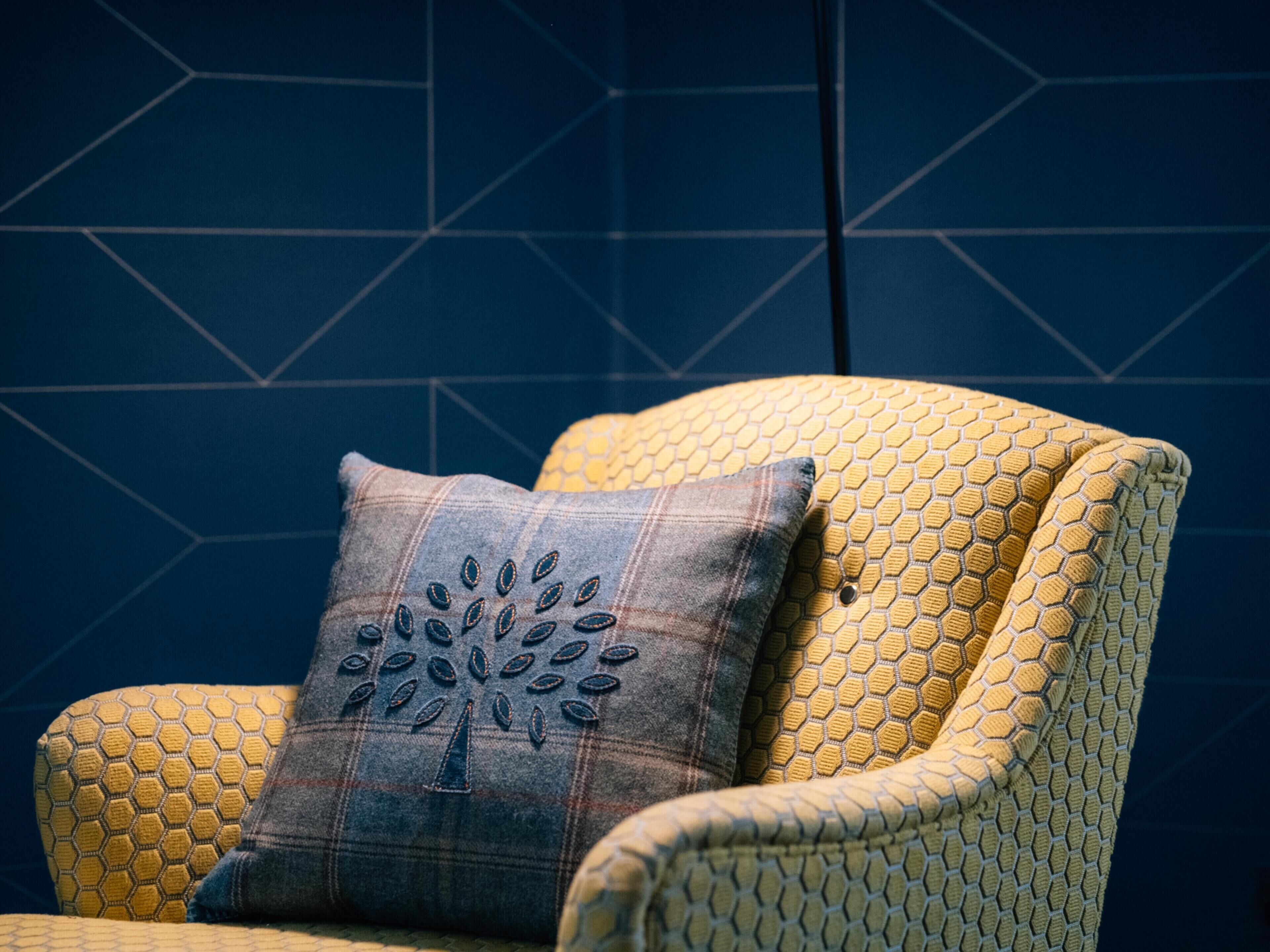 premium bedding, desk, blackout curtains, soundproofing