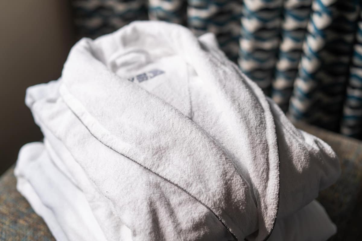 premium bedding, desk, blackout curtains, soundproofing