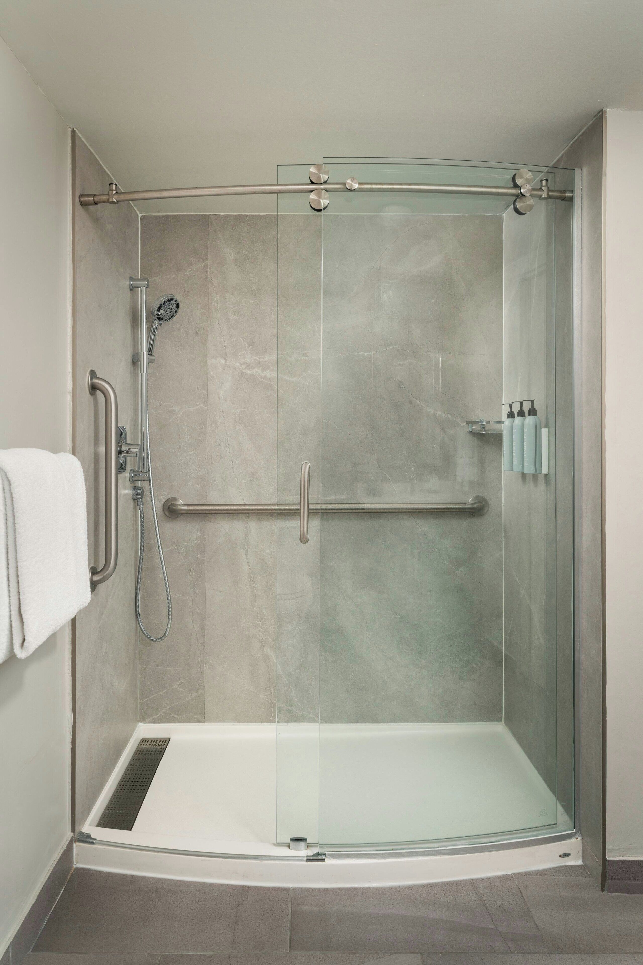 room, 1 king bed with sofa bed | bathroom | free toiletries, hair dryer, towels