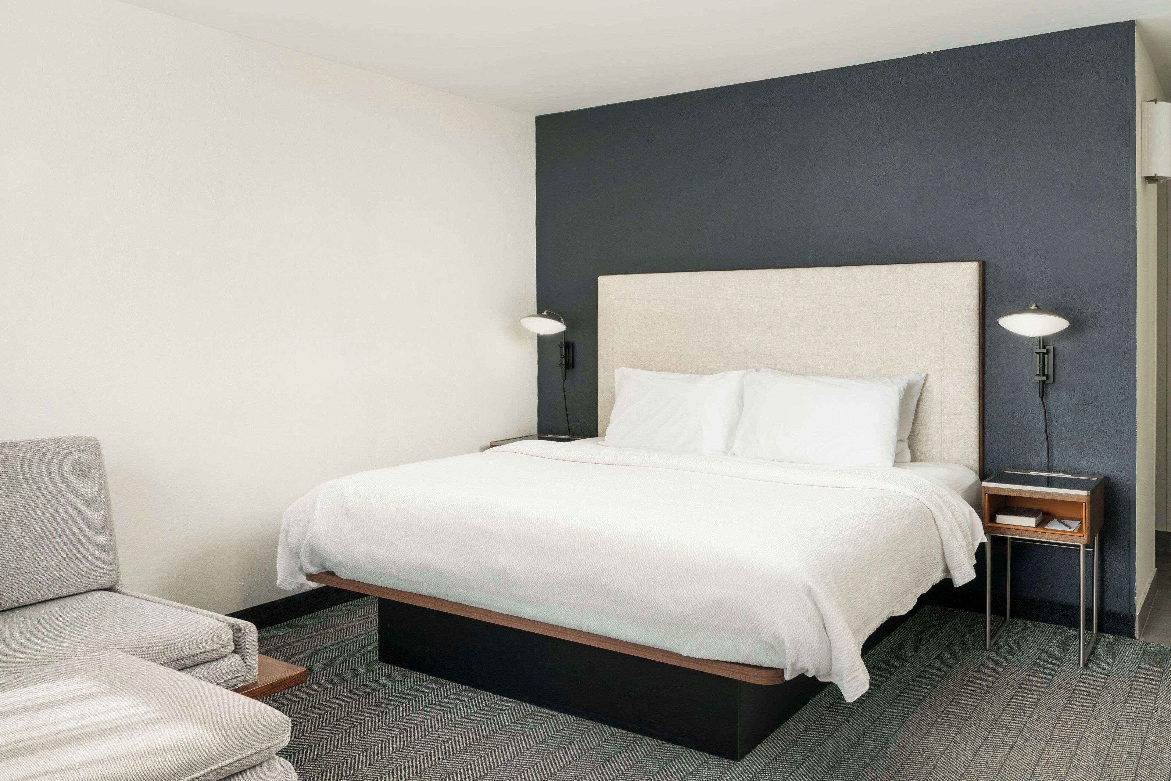 in-room safe, desk, blackout curtains, iron/ironing board