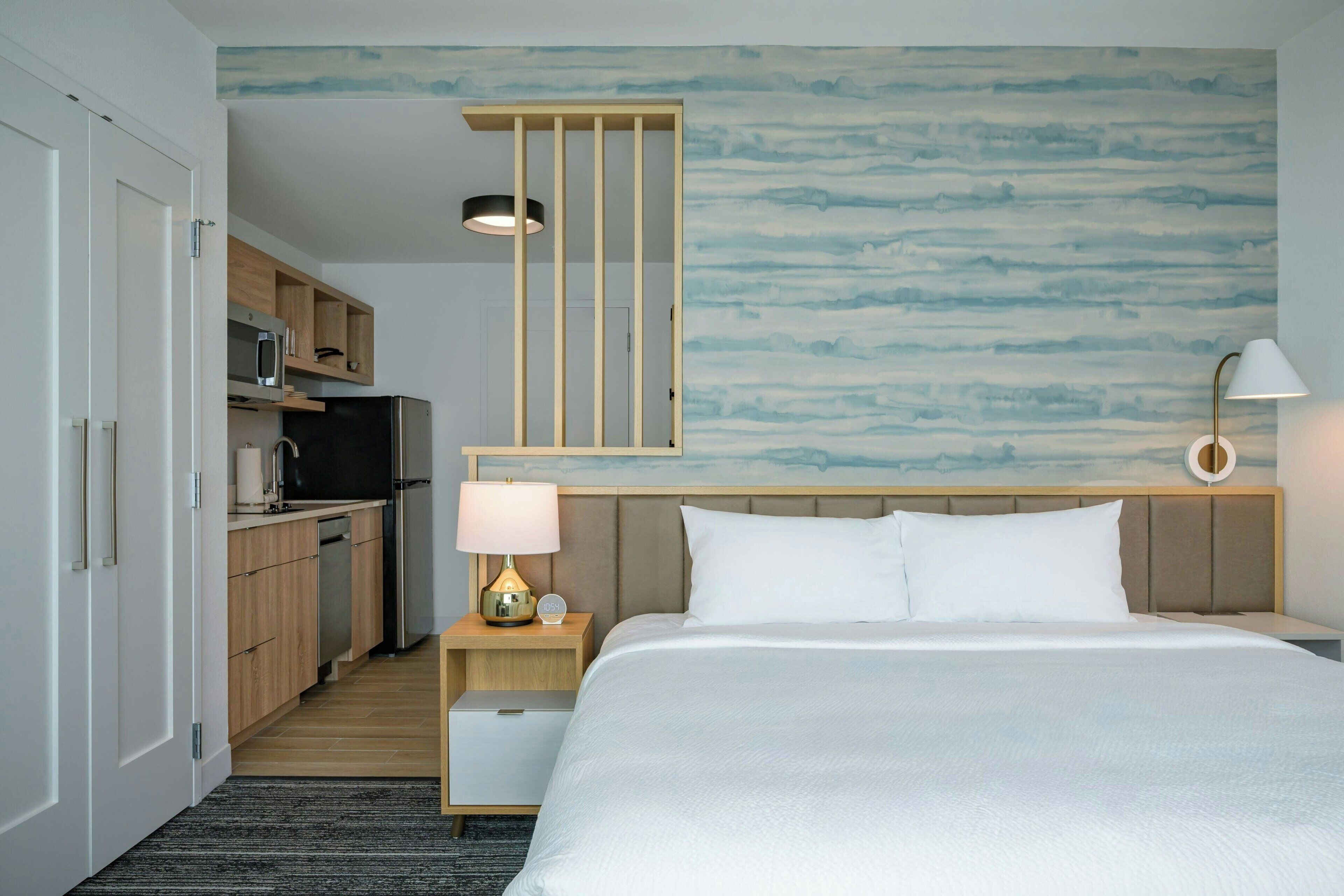 Desk, blackout curtains, iron/ironing board, free WiFi