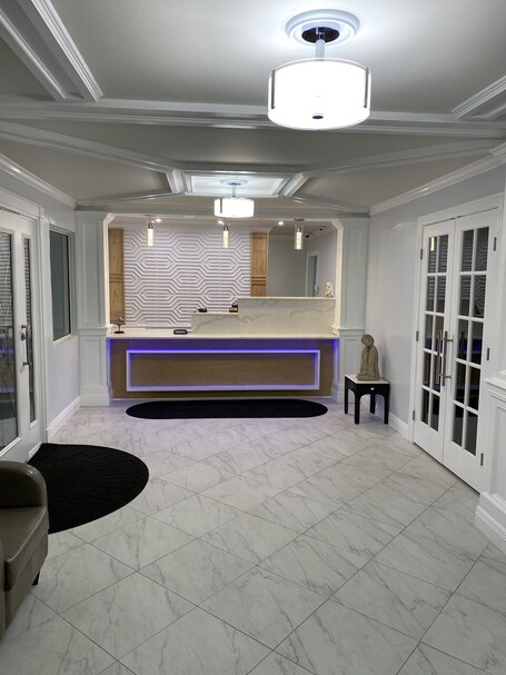 Sala de estar en el lobby