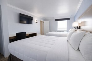 2 Queen Size Bed, Non Smoking | Desk, iron/ironing board, free WiFi, bed sheets